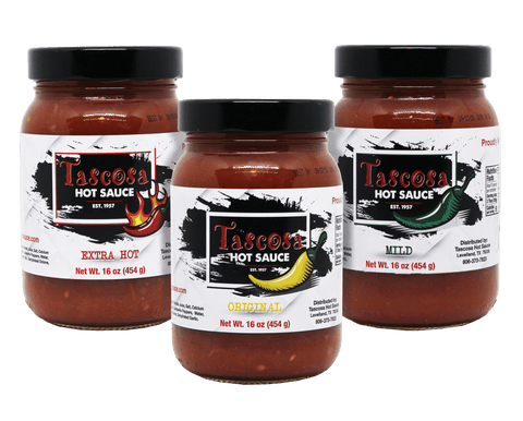 6 Pack Tascosa Hot Sauce Mixed Case